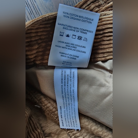Frank and Oak corduroy brown 🤎 pants, size 0 - Picture 6 of 12